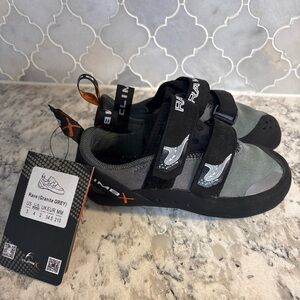 Climb X Black and Gray Climbing Shoes